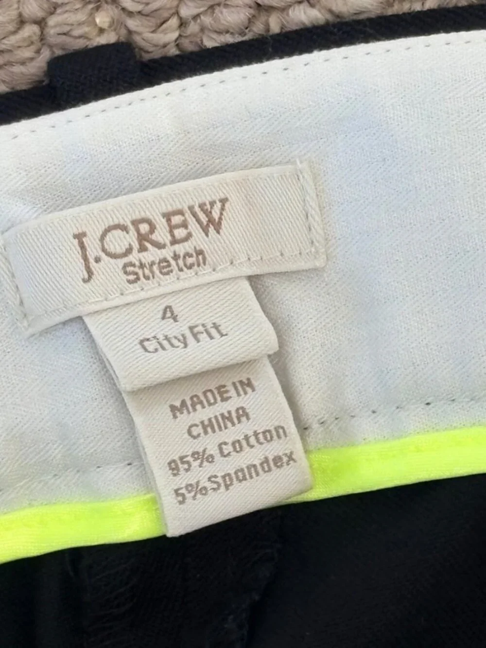 J. Crew Minnie City Fit Stretch Twill Ankle Pants in Black